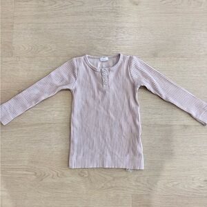 Jamie Kay Lilac Ribbed Long Sleeve Shirt 3Y
